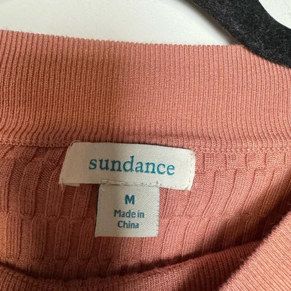 Sundance sweater blush pink mock neck M - Picture 3 of 4